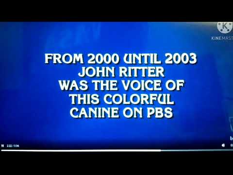 Clifford the Big Red Dog reference in Jeopardy!
