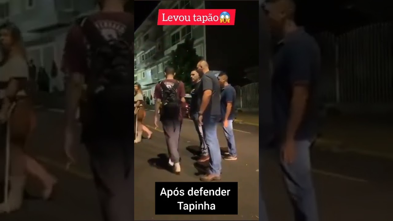 levou tapão após defender amigo que estava dando um tapinha#funny #briga #upsc #segurança #shorts#kk