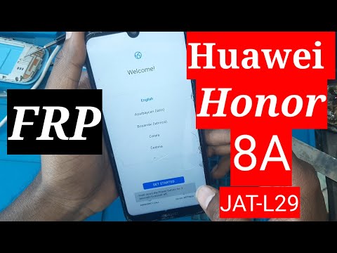 Huawei Honor 8A (JAT-L29 FRP BYPASS