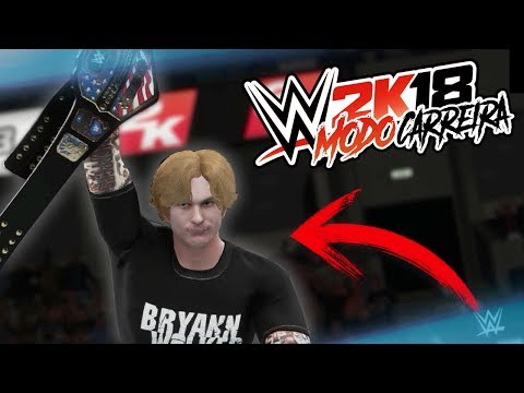 WWE 2K18 Modo Carreira - #18: GANHAMOS O TÍTULO AMERICANO BUGADO?!