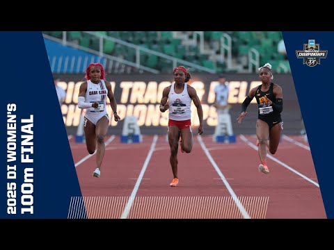 Women's 100m final - 2025 NCAA outdoor track and field championships