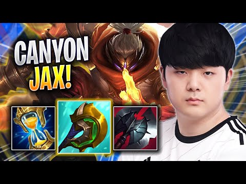 CANYON INTENSE GAME WITH JAX! - DK Canyon Plays Jax JUNGLE vs Zac! | Season 2023
