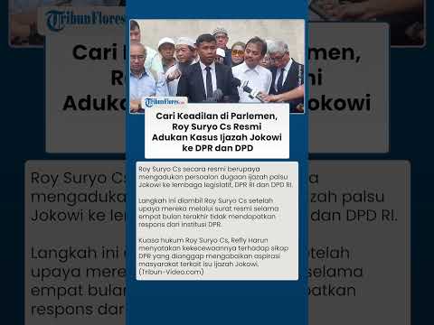 Cari Keadilan di Parlemen, Roy Suryo Cs Resmi Adukan Kasus Ijazah Jokowi ke DPR dan DPD