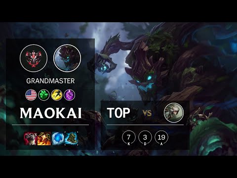 Maokai Top vs Camille - NA Grandmaster Patch 10.22