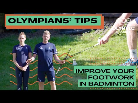 How to Improve your footwork for Badminton ft. Lauren Smith & Marcus Ellis | Olympians' Tips