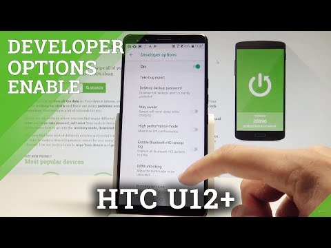 How to Unlock Developer Options in HTC U12+ - USB Debugging / OEM Unlock |HardReset.Info