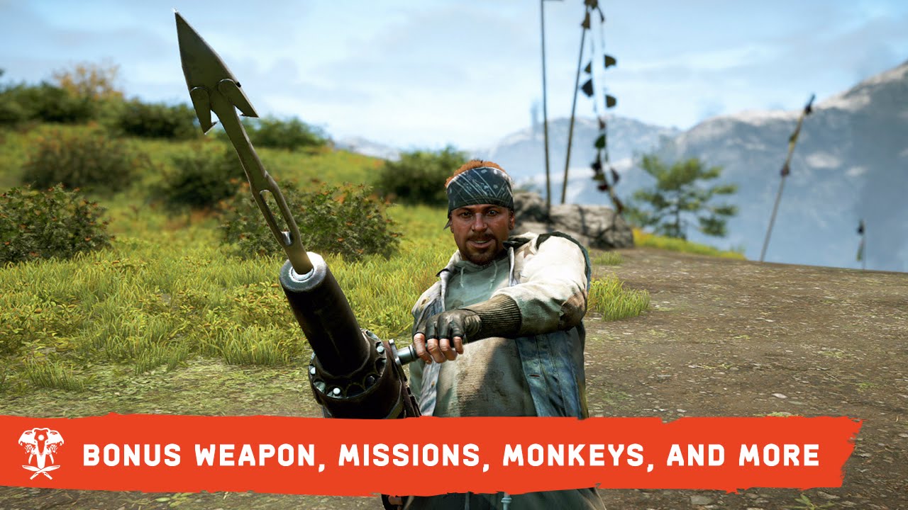 Far Cry 4 Trailer - Bonus Weapon, Missions, Monkeys, and More - YouTube