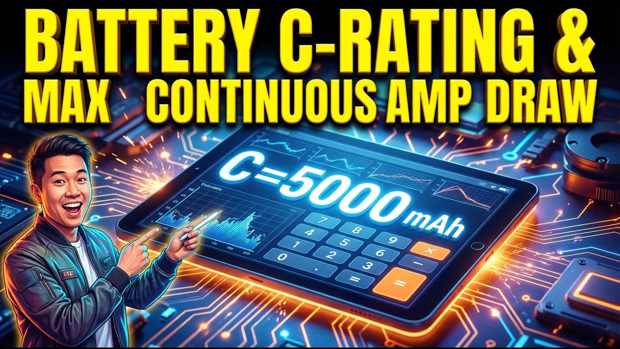 Battery C-Rating & Max Continuous Amp Draw Interactive Calculator