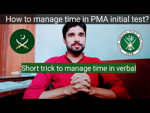 How to manage time in PMA Initial test? | Verbal | Non Verbal