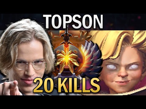 Invoker Dota Gameplay Topson with 20 Kills - TI13