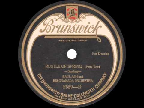 Paul Ash and his Granada Orchestra - Rustle of Spring - 1923
