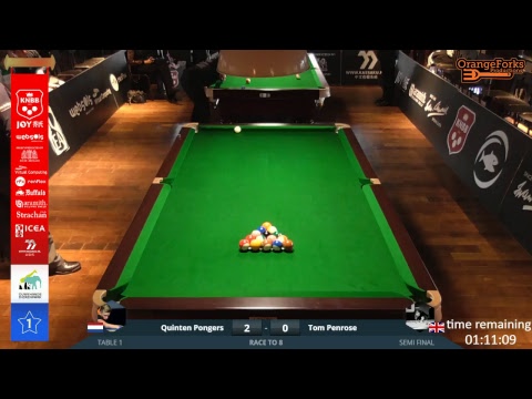 Table 2- Nederlands Kampioenschap Chinese 8-ball / Dutch Championship Chinese Pool 2018