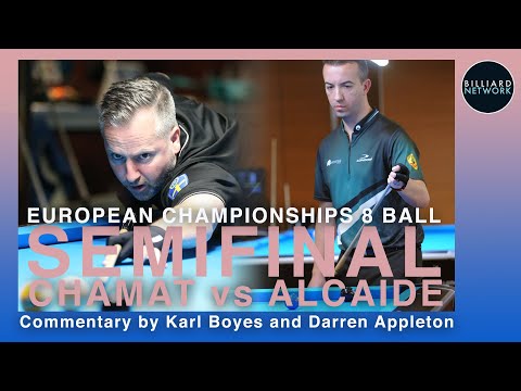 8 Ball Thriller | DAVID ALCAIDE vs MARCUS CHAMAT | European Championships SEMIFINAL