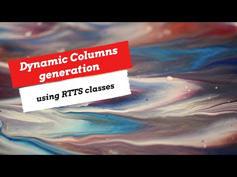 OO ABAP[2020] - Generate Dynamic Columns for Internal Tables - Using RTTS Classes