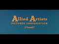 Allied Artists Pictures Corporation 1965 For Jnr Oz And Xthunder Holmes