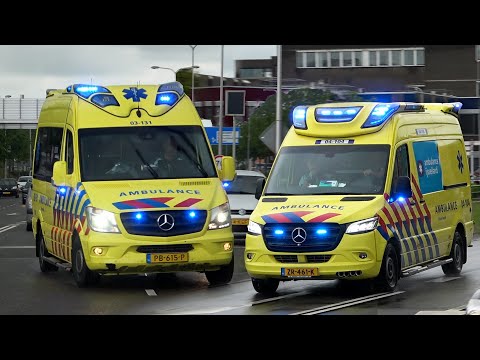 [27.05.2021] Ambulances met spoed in Zwolle vanaf en naar meldingen