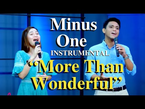 MORE THAN WONDERFUL minus one instrumental | AG Centenice & Deon Leo cover