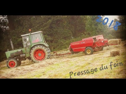 Pressage de bottes de foin 2018