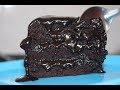 How to Make Eggless Dark Chocolate Cake Without Oven | Desi Zaiqa