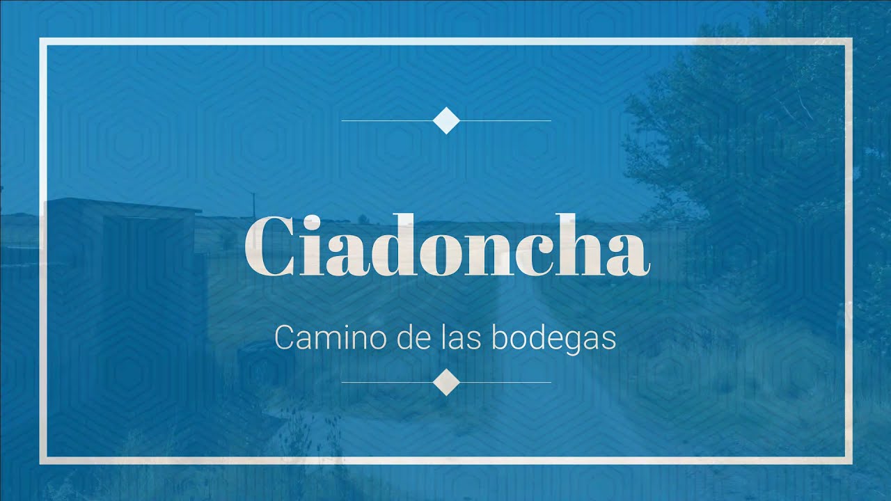 Camino de las bodegas en Ciadoncha
