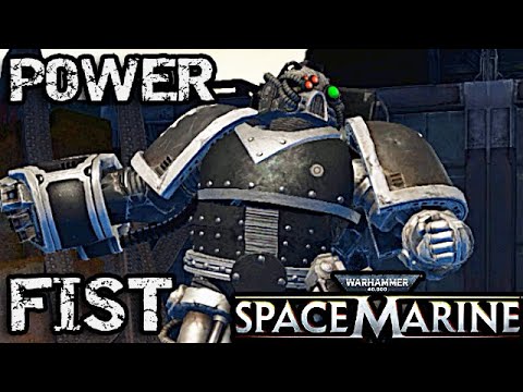 Iron Hand uses his Power Fist to punish the Orks! - Warhammer 40K: Space Marine | Augmented Mod 2022