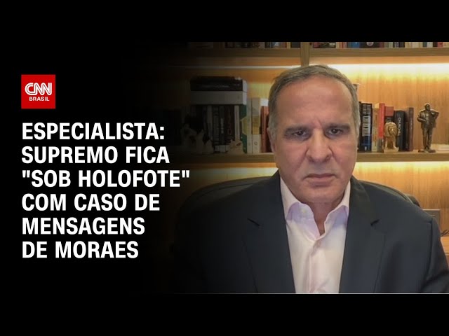 Especialista: Supremo fica "sob holofote" com caso de mensagens de Moraes | WW