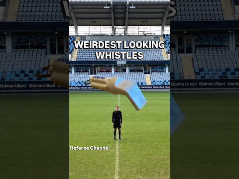 Weirdest looking whistles #whistle #football #footballreferee #refereewhistle