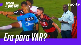 PC DE OLIVEIRA ANALISA LANCE POLÊMICO EM SÃO PAULO X FLAMENGO NO MORUMBIS | TROCA DE PASSES | sportv