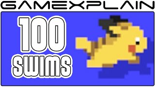 Super Mario Maker: All 100 Swim Animations (amiibo costumes)