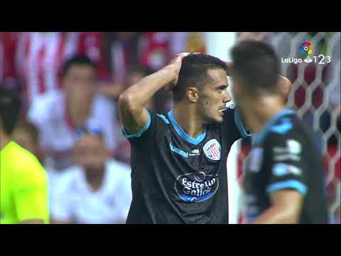 Resumen de Sporting de Gijón vs CD Lugo (2-0)