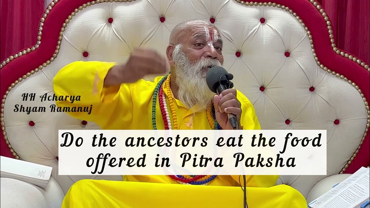 Do the ancestors eat the food offered in Pitru Paksha?