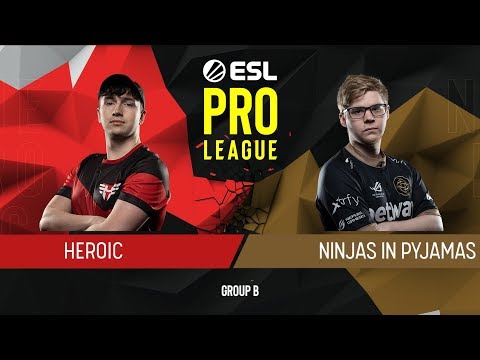 CS:GO - NiP vs. Heroic [Mirage] Map 3 - Group B - ESL Pro League Season 9 Europe