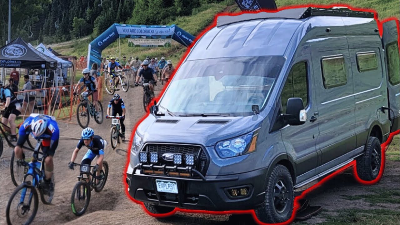Our van was in a bike race...