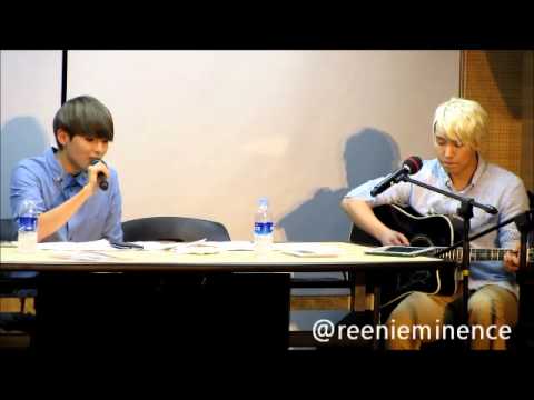 [Fancam] 180712 ryeowook & sungmin performance at sukira kiss the radio open studio