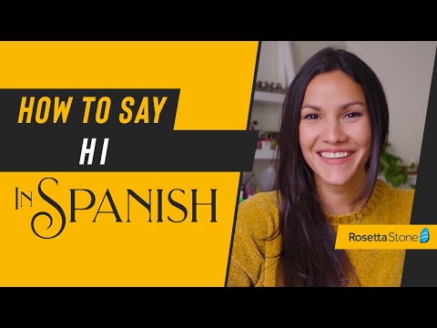 How to Say Hi in Spanish Like a Native Speaker, Including How to Pronounce Hola | Rosetta Stone®