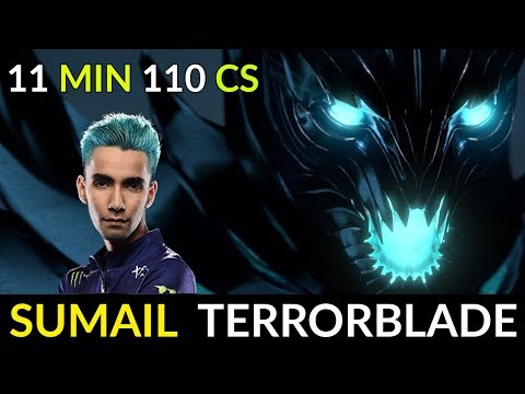 11 MIN 110 CS Sumail Terrorblade Dota 2 7.23 Gameplay