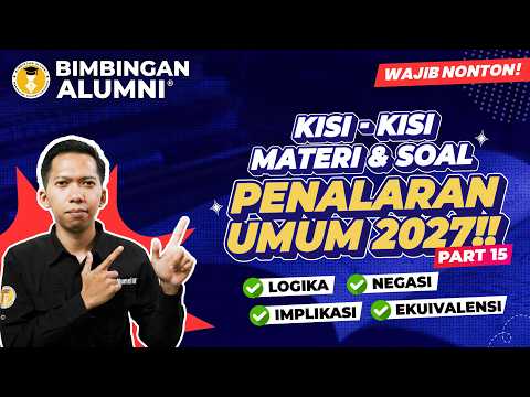 MATERI & LATIHAN SOAL & TRIK CEPAT PENALARAN UMUM 2027 | PART 15