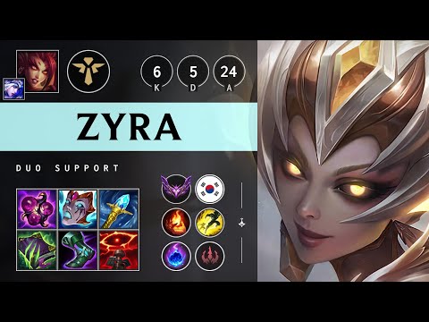 Zyra Support vs Leona: Vision Controller - KR Master Patch 14.18