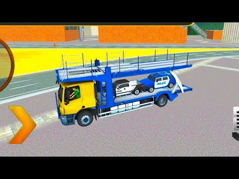 Us police car Transporter: Police Transport Game #1 - Android Gameplay 2021