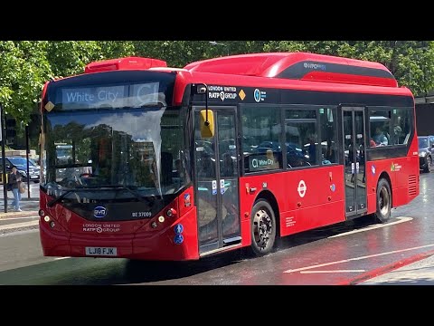 BYD D8UR ADL Enviro200EV London United BE37009 LJ18FJK Route C1 White City