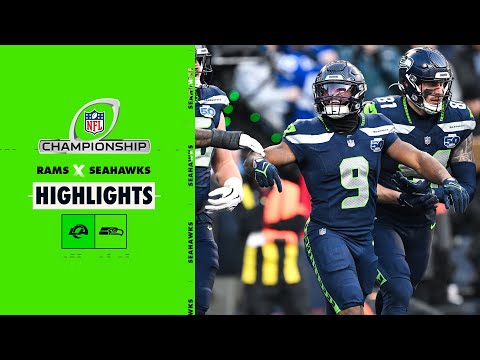 Seattle Seahawks vs. Los Angele Rams Highlights | 2025 NFC Conference Championship