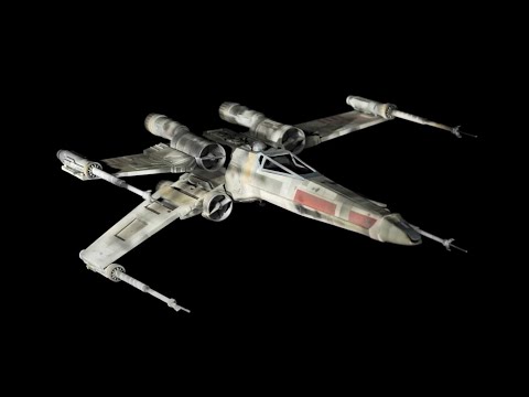 Star Wars Original Light-up ILM X-wing Filming Miniature