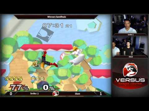 06/21/2015 Versus Weekly Melee - Smilez =) vs Elliot (Peach)