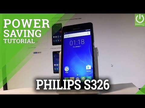 PHILIPS S326 BATTERY SAVER MODE / Save Android Power