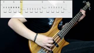 AFI - Medicate (Bass Cover) (Play Along Tabs In Video)
