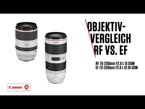 Canon Objektivvergleich RF 70-200 F2.8 L IS USM vs. EF 70-200mm F2.8 L IS III USM