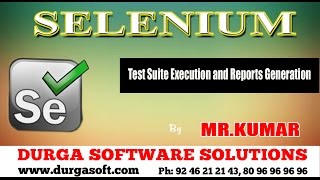 Selenium WebDriver || Test Suite Execution and Reports Generation