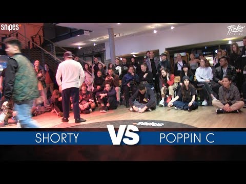 SNIPES FUNKIN STYLEZ 2019 - Popping Best 8 - SHORTY vs. POPPIN C