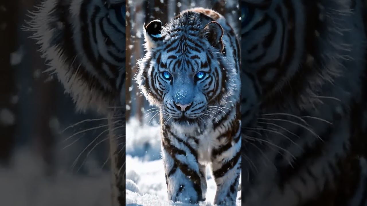 Ice Tiger Live Wallpaper - Mystical Winter Warrior ❄️🐅