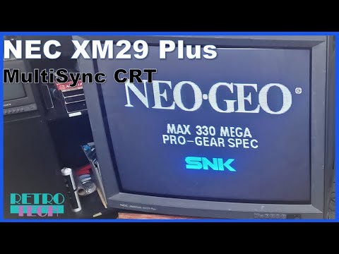 The NEC XM29 60 Plus MultiSync CRT Monitor is GIGANTIC! - A Retro Shadow Mask Masterpiece